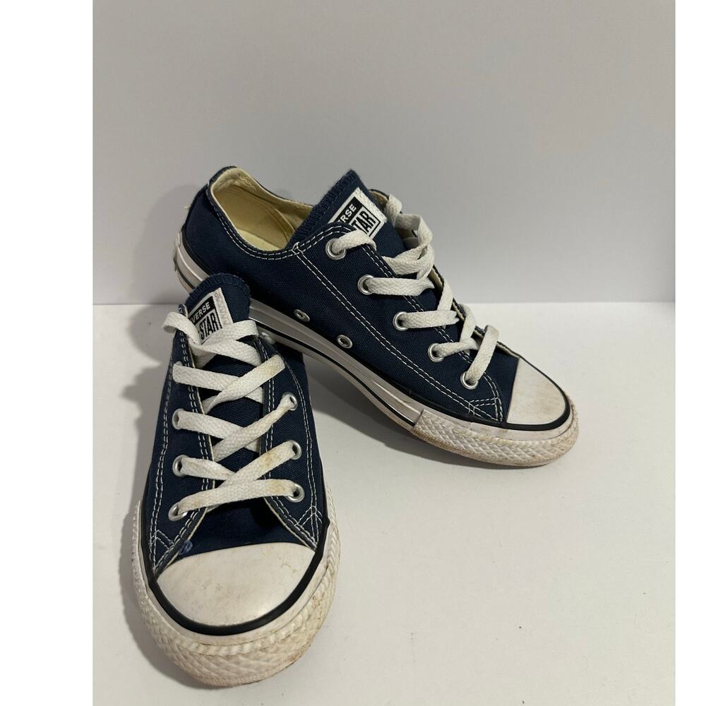 Navy converse shoes size 2 Boys